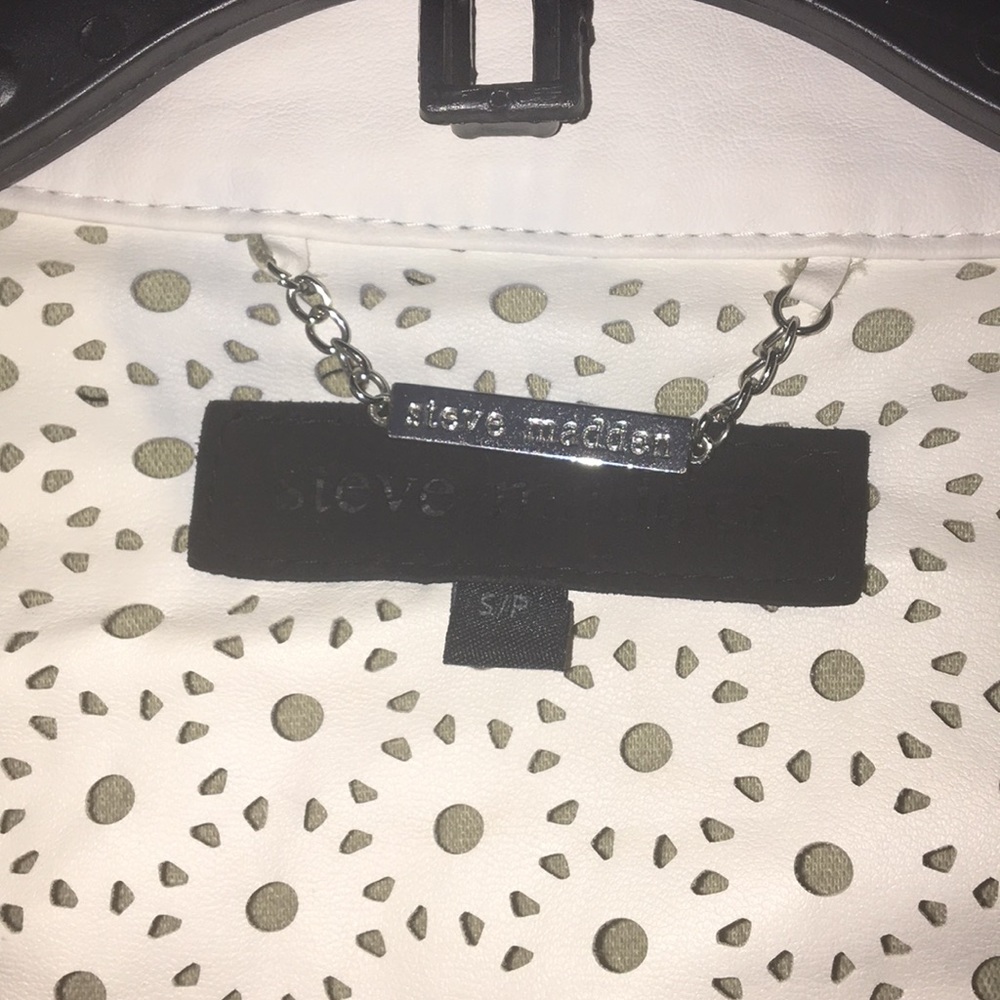 Steve Madden Laser cut moto jacket - Picture 4 of 6